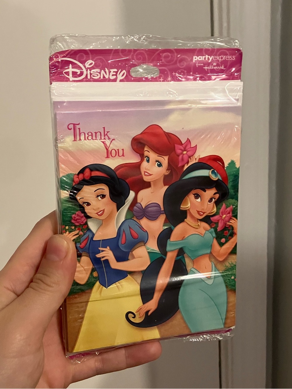 Disney Princess Party Express by Hallmark Vintage Deadstock Thank you Notes
